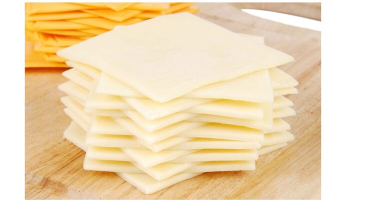 American White Cheese slices